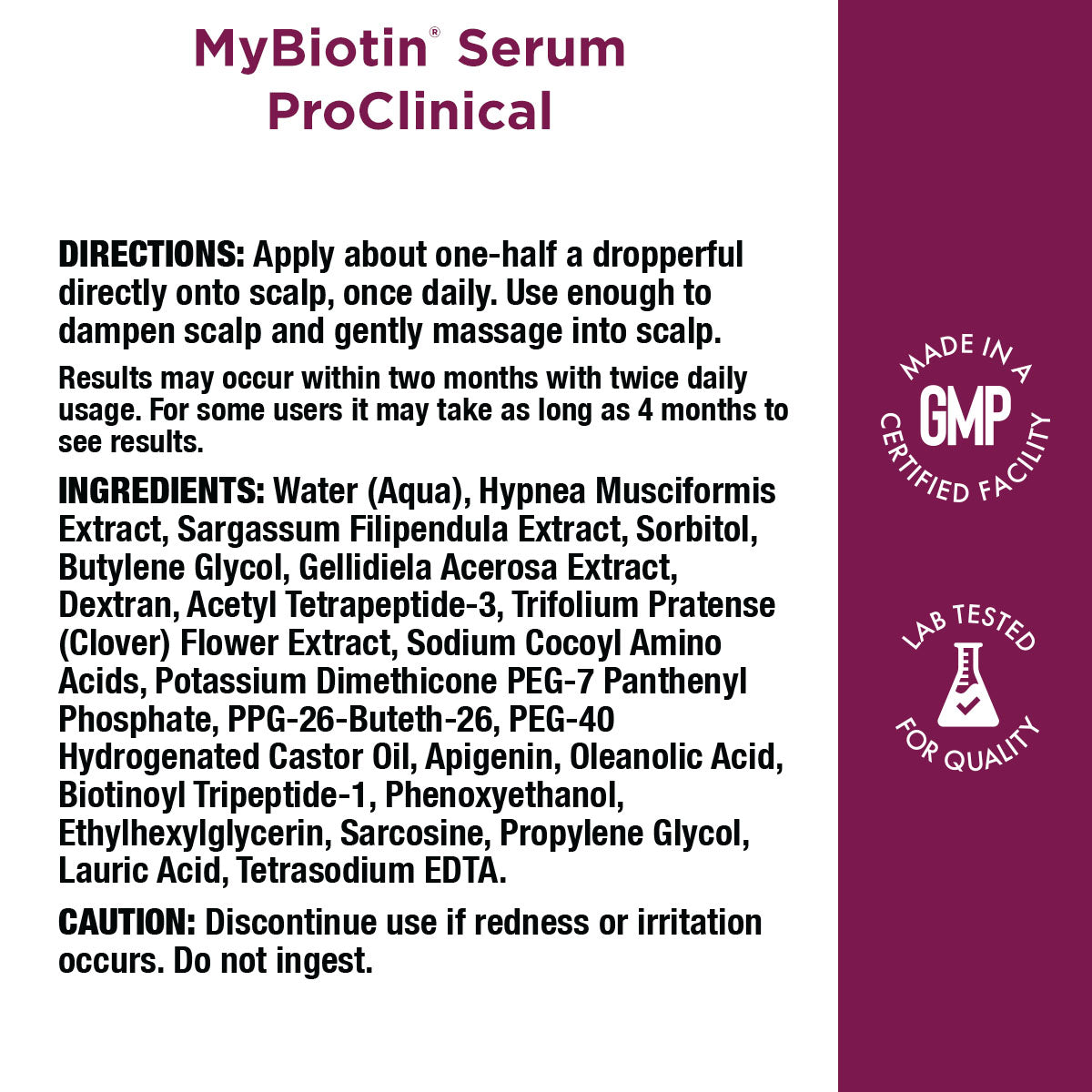 MyBiotin® Hair Serum ProClinical